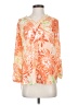 Melissa Paige 100% Polyester Orange 3/4 Sleeve Blouse Size S - photo 1