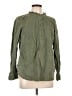 Talbots 100% Cotton Green Long Sleeve Blouse Size L - photo 1