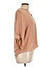 Olive and Oak 100% Polyester Tan 3/4 Sleeve Blouse Size L - photo 4