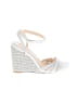 AGL 100% Leather White Wedges Size EU (IT) 38 1/2 / US 8 1/2 - photo 1
