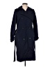Gap 100% Cotton Blue Trenchcoat Size Med Petite - photo 1