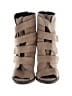 DKNY 100% Leather Tan Ankle Boots Size 7 - photo 2