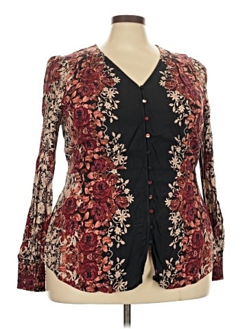 Aveology Long Sleeve Blouse (view 1)