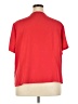 Claudia Richard 100% Polyester Red Short Sleeve Blouse Size 24 - photo 2