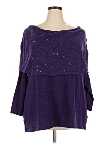 Jaclyn Smith 3/4 Sleeve Top (view 1)