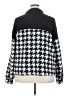 Como Blu 100% Polyester Houndstooth Black Pullover Sweater Size 2X - photo 2