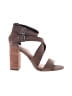 Steve Madden 100% Leather Brown Sandals Size 9 1/2 - photo 1