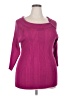 Just My Size Pink Pullover Sweater Size 2X Plus - photo 1
