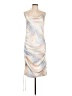 Fashion Nova 100% Polyester Tie-dye Silver Cocktail Dress Size L - photo 1