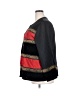 JM Collection Stripes Black Coat Size 2X - photo 5