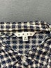 CAbi Houndstooth Gray Long Sleeve Button-Down Shirt Size M - photo 7