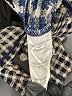CAbi Houndstooth Gray Long Sleeve Button-Down Shirt Size M - photo 8