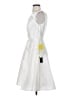 Alfred Sung 100% Polyester Solid White Cocktail Dress Size 4 - photo 5
