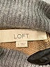 Ann Taylor LOFT Color Block Tan Turtleneck Sweater Size L - photo 7