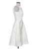 Alfred Sung 100% Polyester Solid White Cocktail Dress Size 4 - photo 4
