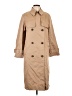 H&M 100% Polyester Tan Trenchcoat Size M - photo 1
