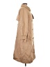 H&M 100% Polyester Tan Trenchcoat Size M - photo 4