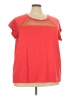 MTA Sport Color Block Red Active T-Shirt Size 3X - photo 1