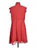 H&M 100% Polyester Solid Red Casual Dress Size L - photo 2