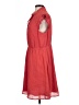 H&M 100% Polyester Solid Red Casual Dress Size L - photo 5