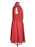 H&M 100% Polyester Solid Red Casual Dress Size L - photo 4