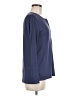 G.H. Bass & Co. Blue Long Sleeve Blouse Size M - photo 4