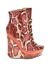 Michael Antonio Red Wedges Size 6 - photo 1