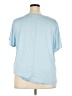 Ideology Blue Short Sleeve Top Size 3X - photo 2