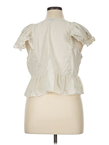 American Eagle Outfitters Short Sleeve Blouse (view 2)