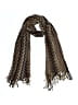 Unbranded Houndstooth Brown Scarf One size - photo 1