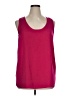 Mossimo 100% Polyester Pink Tank Top Size XL - photo 1