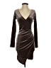 A'gaci Brown Cocktail Dress Size S - photo 1