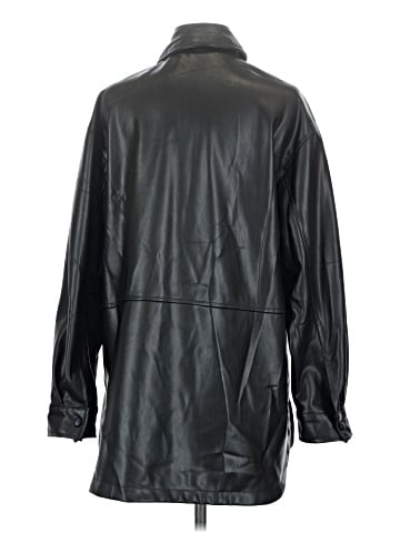 Zara Faux Leather Jacket (view 2)
