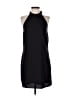 Nicole Miller 100% Polyester Solid Black Cocktail Dress Size S (estimated) - photo 1