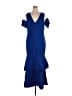Symphony 100% Polyester Blue Cocktail Dress Size 3X - photo 1