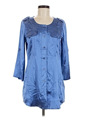 Tyler Boe 3/4 Sleeve Silk Top (view 1)