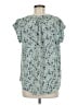 41Hawthorn Teal Short Sleeve Blouse Size M - photo 2