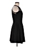 Aqua Solid Black Cocktail Dress Size M - photo 4