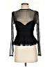 Express 100% Nylon Black Long Sleeve Blouse Size S (petite) - photo 1