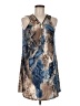 Ariella Print Blue Cocktail Dress Size M - photo 1