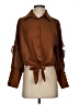 Insight 100% Polyester Brown 3/4 Sleeve Blouse Size XS - photo 1