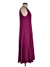 Creation Solid Burgundy Casual Dress Size M - photo 4