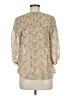 Lil 100% Viscose Ivory 3/4 Sleeve Blouse Size M - photo 2