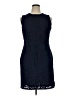 J. McLaughlin Blue Cocktail Dress Size XL - photo 1