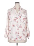 Candie's 100% Polyester Floral Ivory 3/4 Sleeve Blouse Size XXL - photo 1