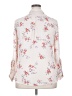 Candie's 100% Polyester Floral Ivory 3/4 Sleeve Blouse Size XXL - photo 2