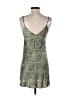 Zara 100% Polyester Paisley Green Cocktail Dress Size XS - photo 2