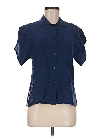 Kenar Short Sleeve Silk Top (view 1)