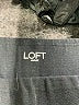 Ann Taylor LOFT Outlet Solid Black Active Pants Size L - photo 7