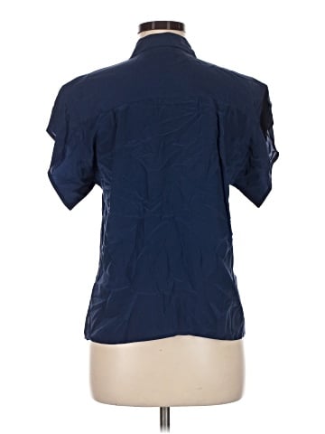 Kenar Short Sleeve Silk Top (view 2)